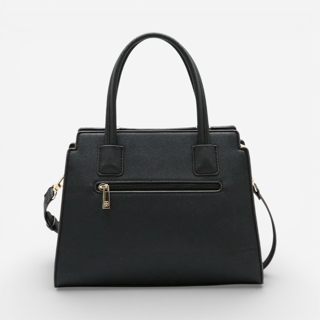 Bolsa Feminina Chenson Mão Casual Chic Preta Preto 2