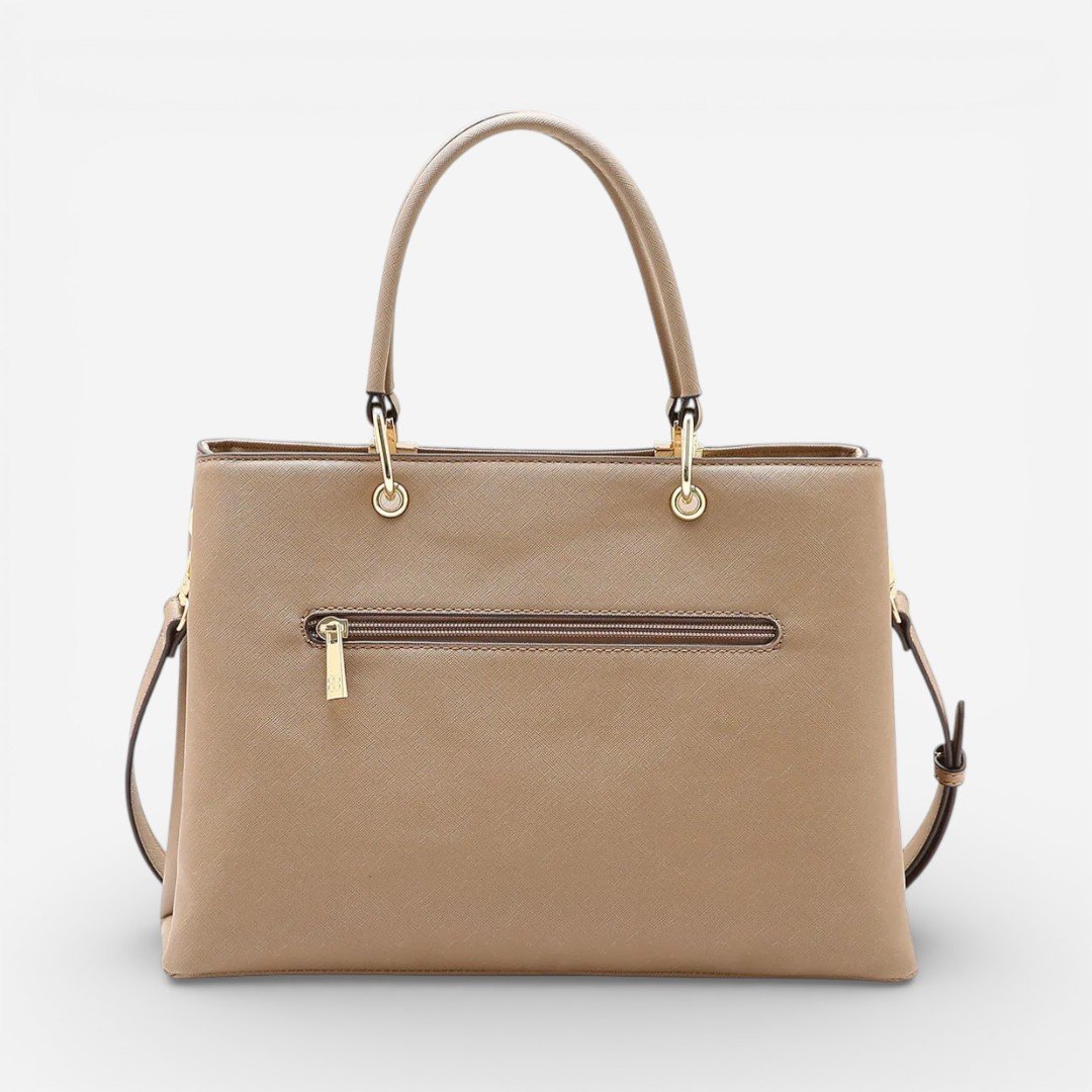 Bolsa Feminina Chenson Mão Casual Chic Natural Bege 2