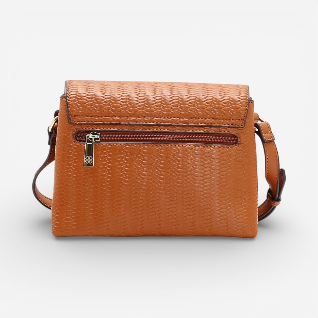 Bolsa Feminina Chenson Transversal Ferragem Delicada Marrom Marrom 2