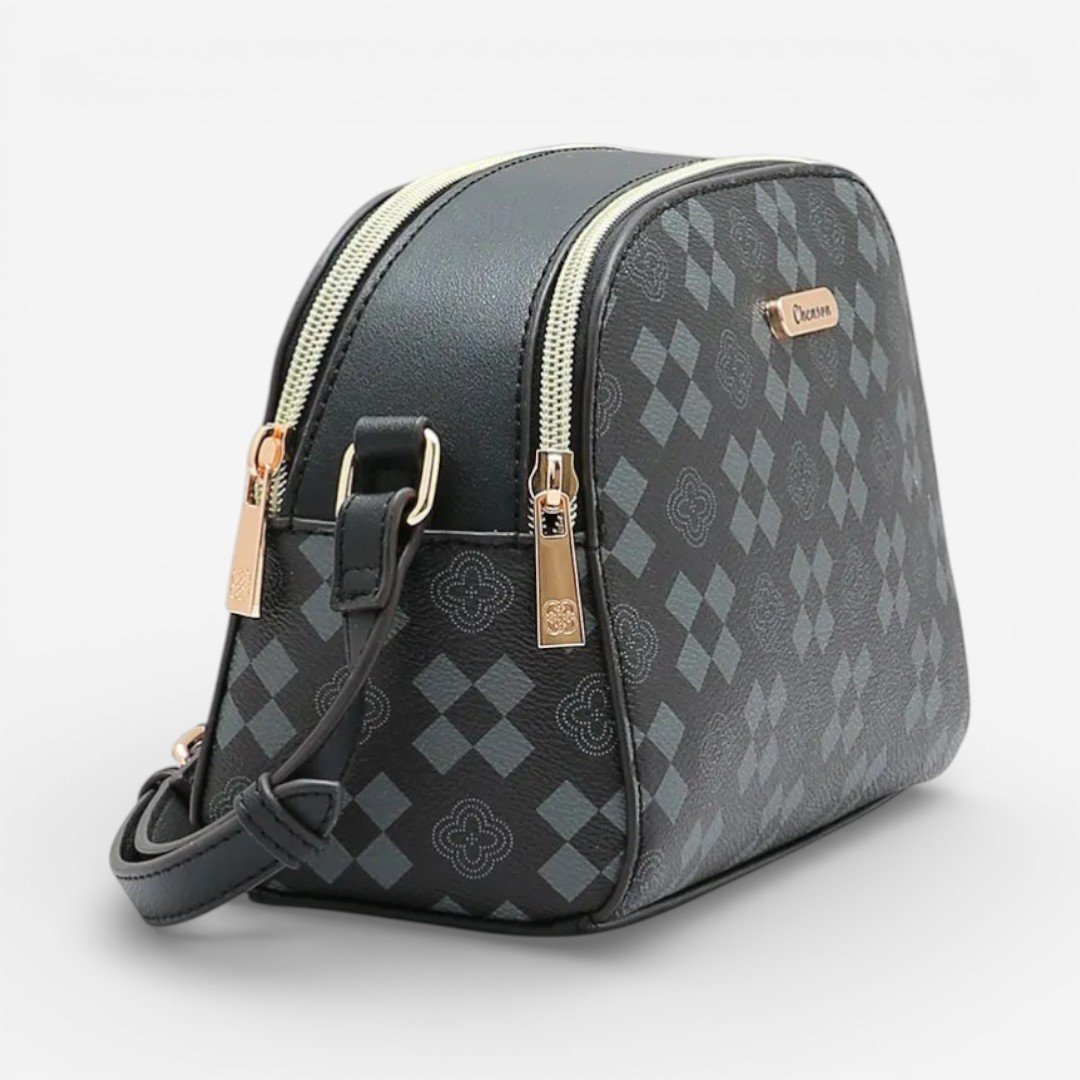 Bolsa Feminina Chenson New Elemento Gráfico Preta Preto 3