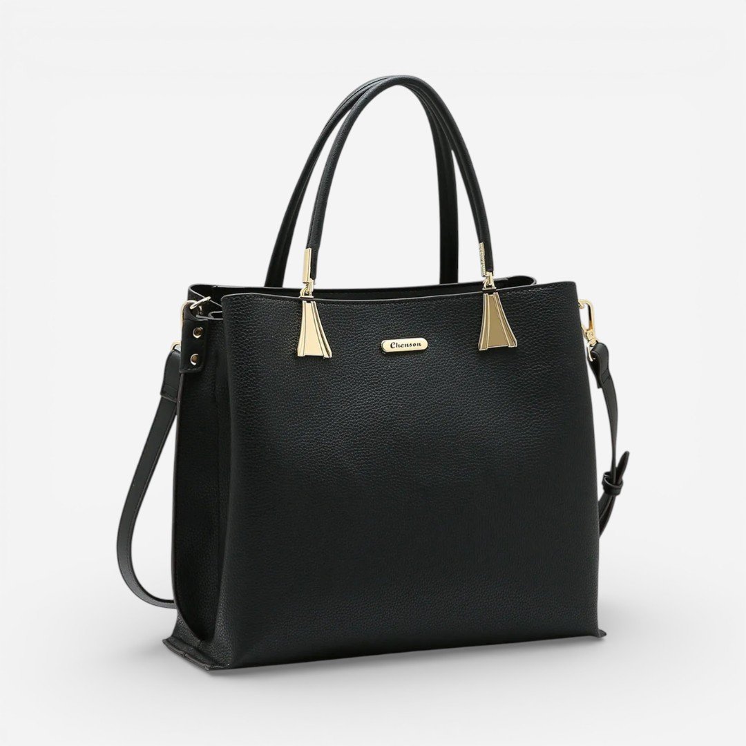 Bolsa Feminina Chenson Mão Contemporâneo Preta