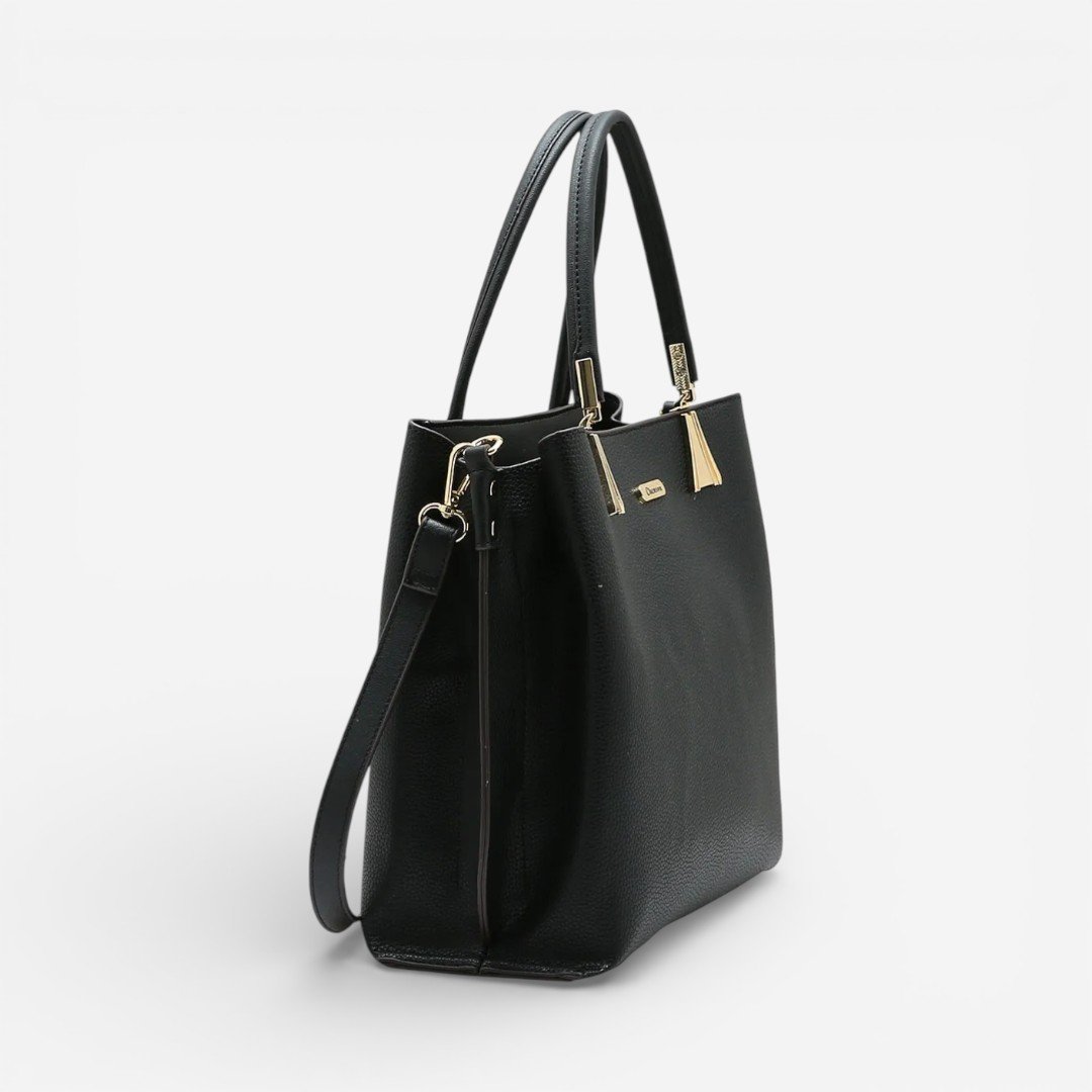 Bolsa Feminina Chenson Mão Contemporâneo Preta Preto 3