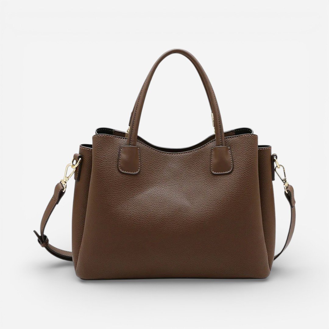 Bolsa Feminina Chenson Mão Contemporâneo Café Marrom 2