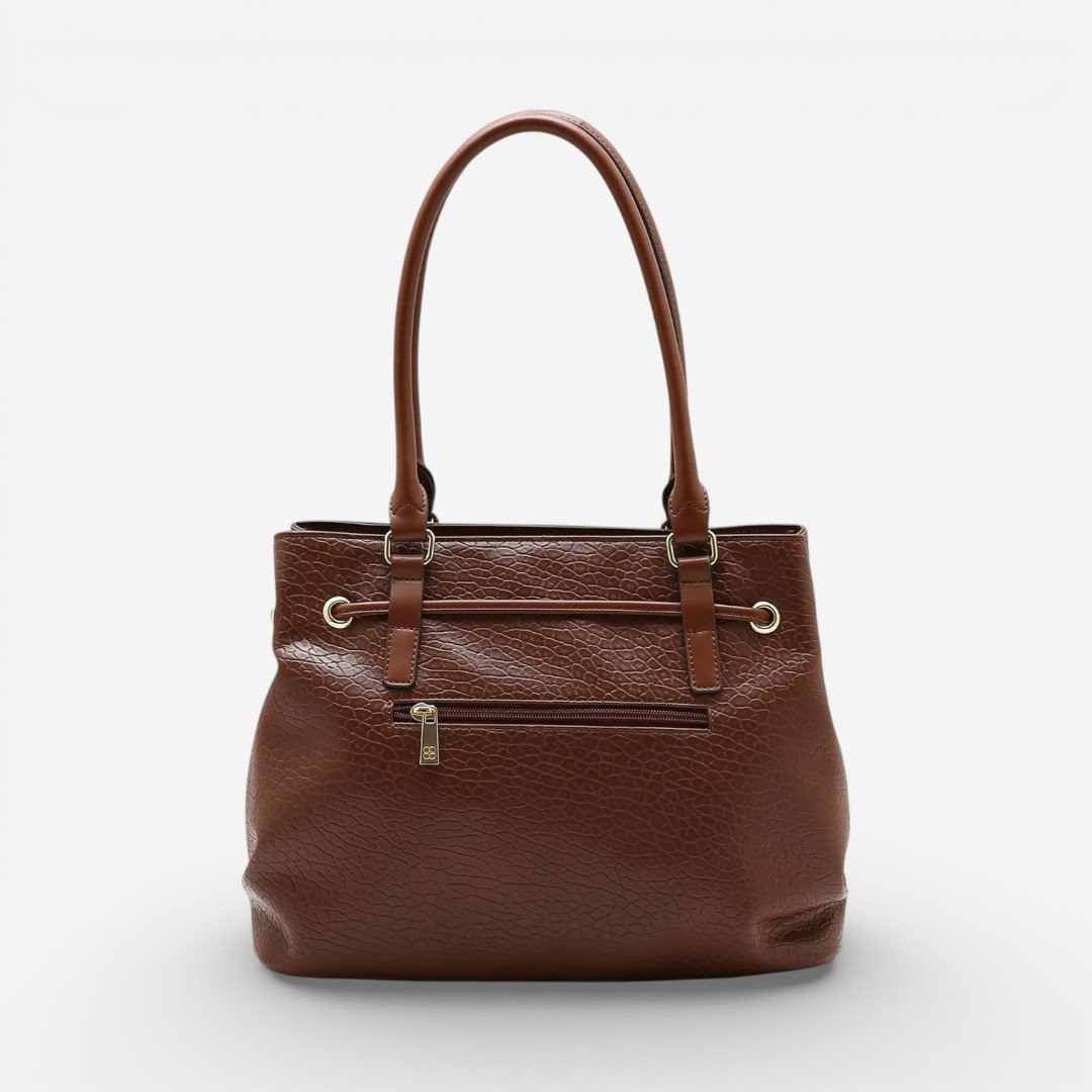 Bolsa Feminina Chenson Croco Soft Café Marrom 2