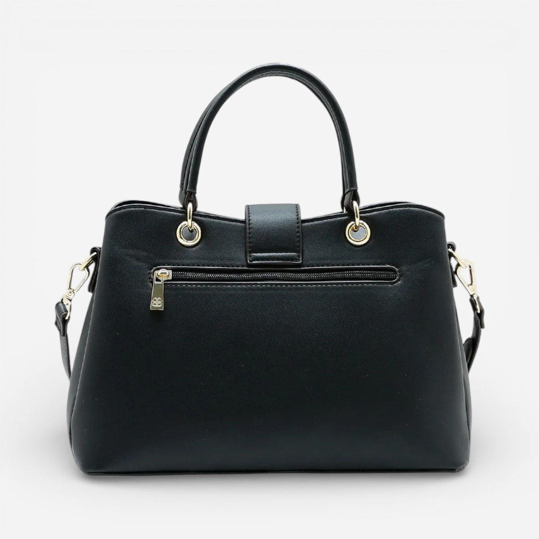 Bolsa Feminina Chenson Mão Matelassê Elegance Preta Preto 2