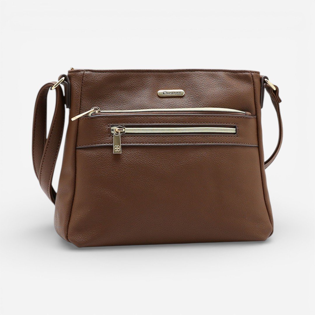 Bolsa Feminina Chenson Original Transversal Café