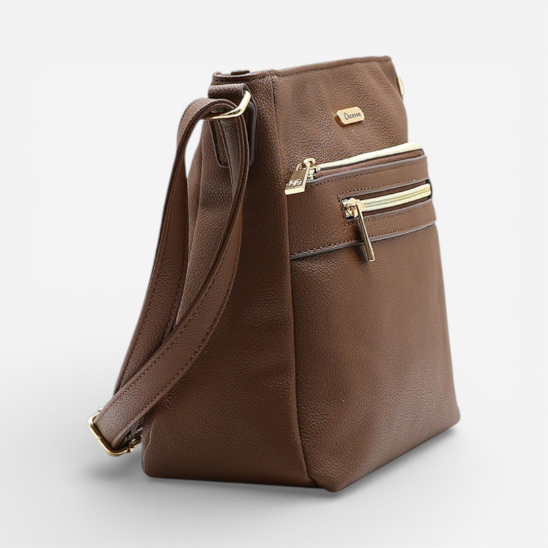 Bolsa Feminina Chenson Original Transversal Café Marrom 3
