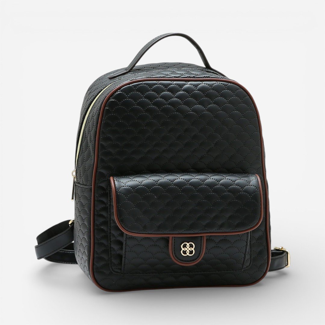 Mochila Feminina Chenson Matelassê Cute Preta