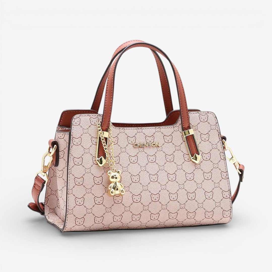 Bolsa Feminina Chenson Mão Baby Urso Rosa