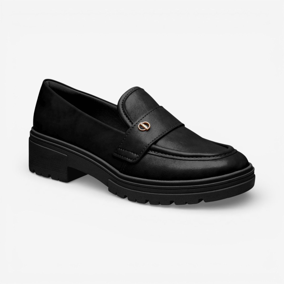 Sapato Loafer Dakota Preto Preto 2