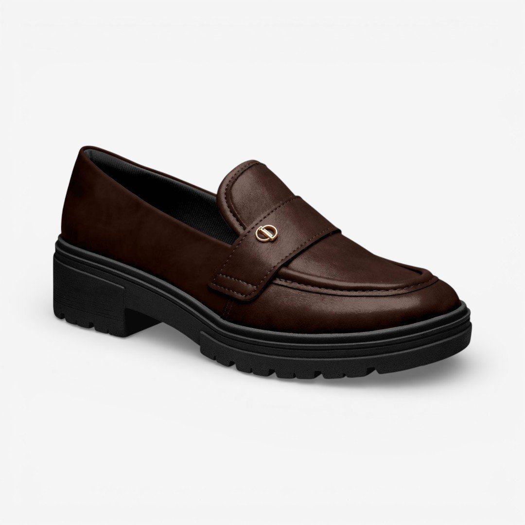 Sapato Loafer Dakota Marrom