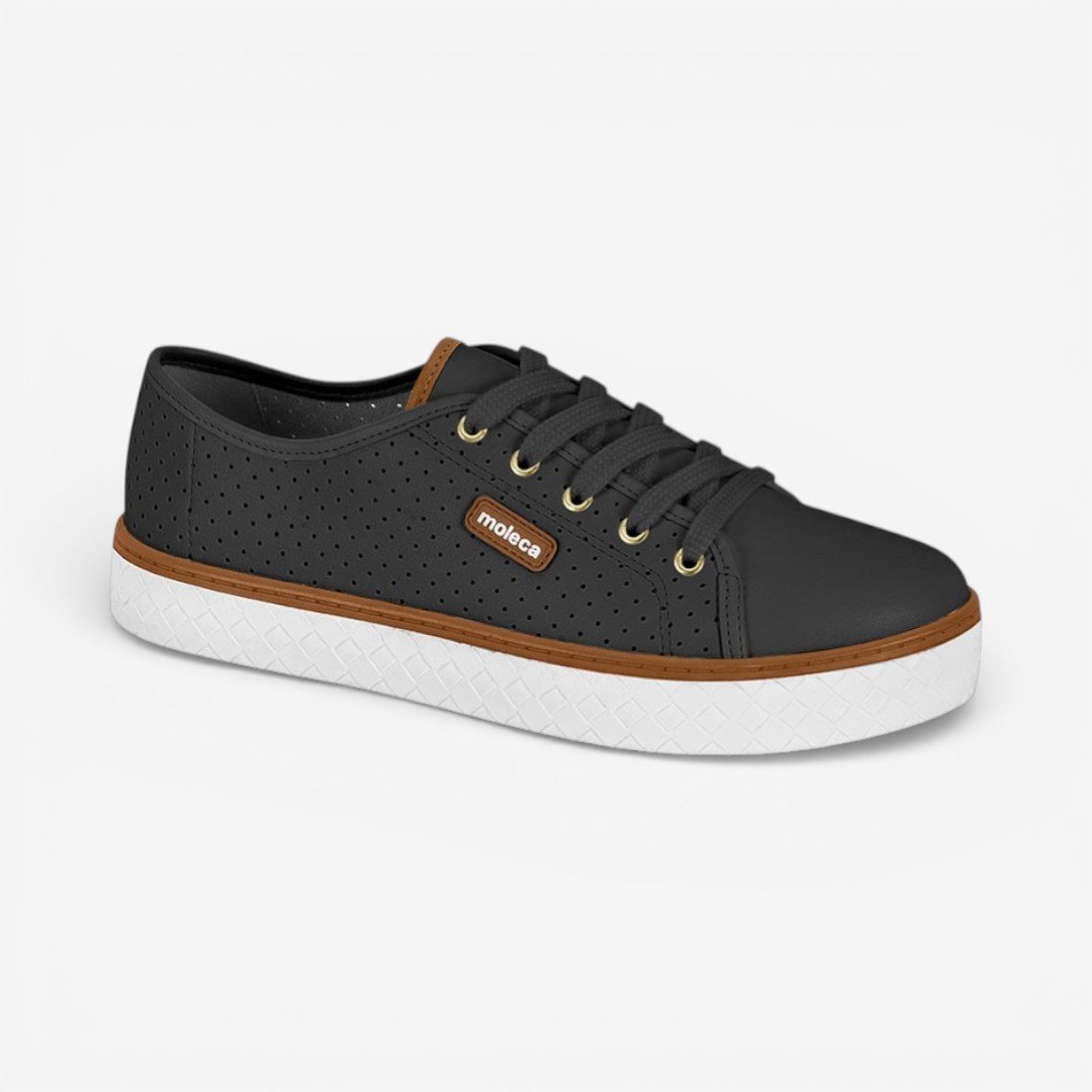 Tênis Moleca Casual Feminino Preto