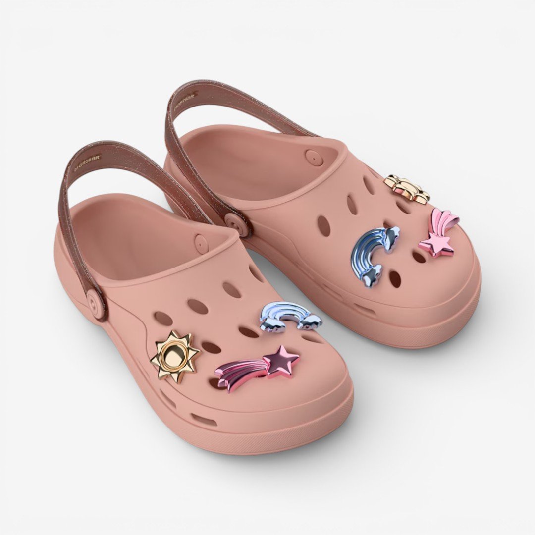 Babuche Zaxy Joy Pins Infantil Rosa