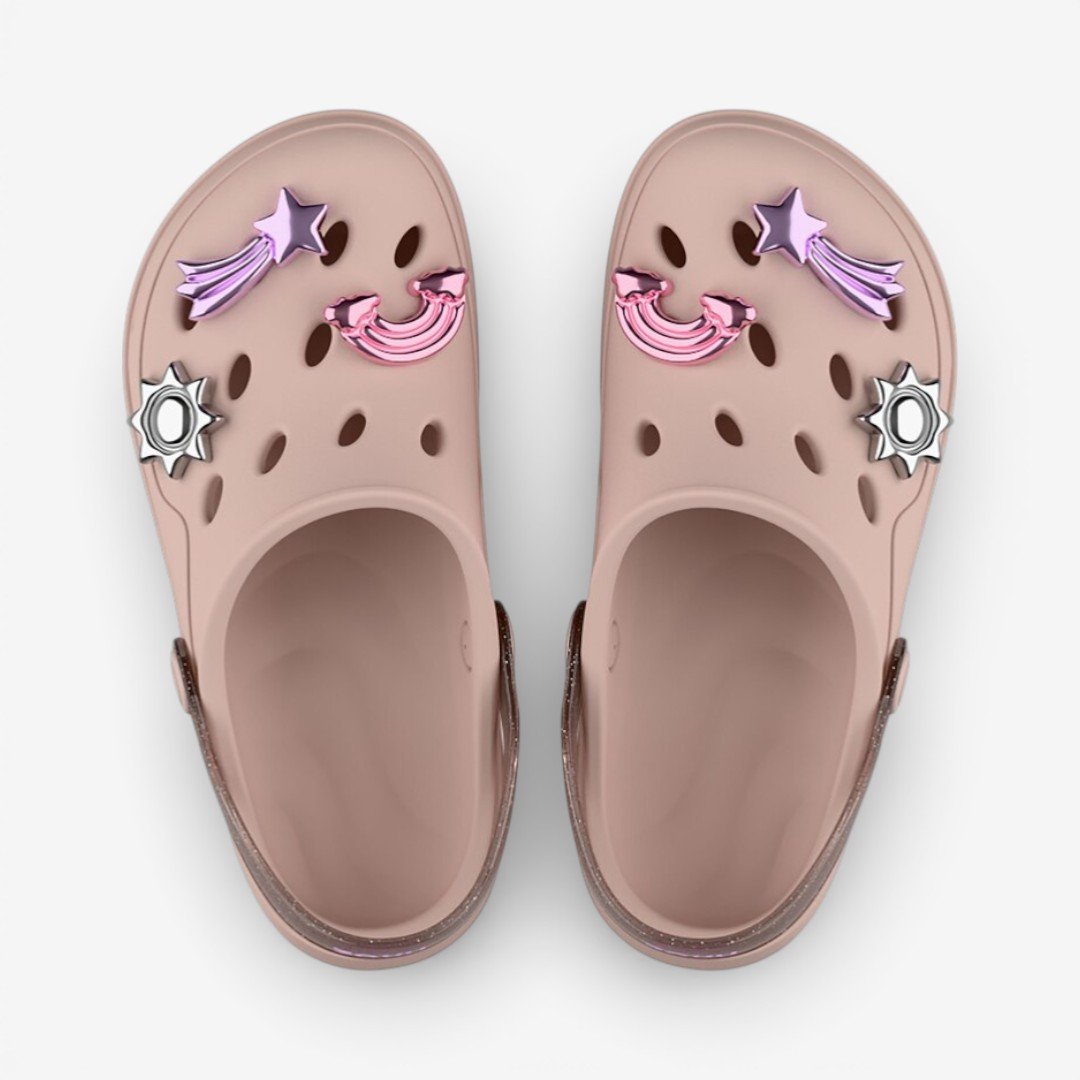 Babuche Zaxy Joy Pins Infantil Nude Rosa 2