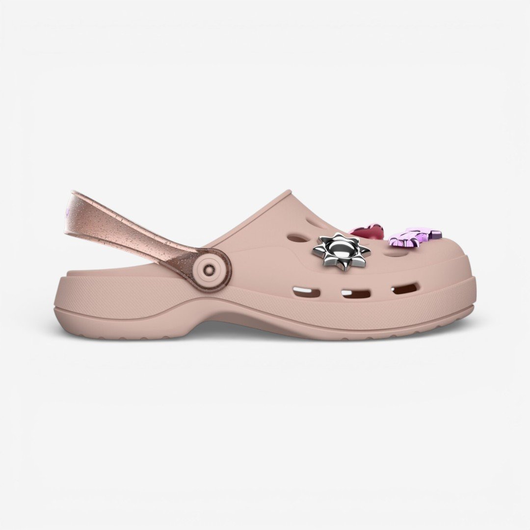 Babuche Zaxy Joy Pins Infantil Nude Rosa 3