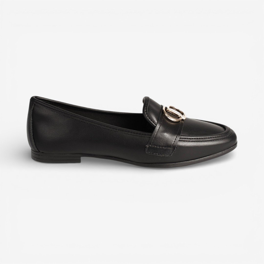 Mocassim Dakota Preto Feminino