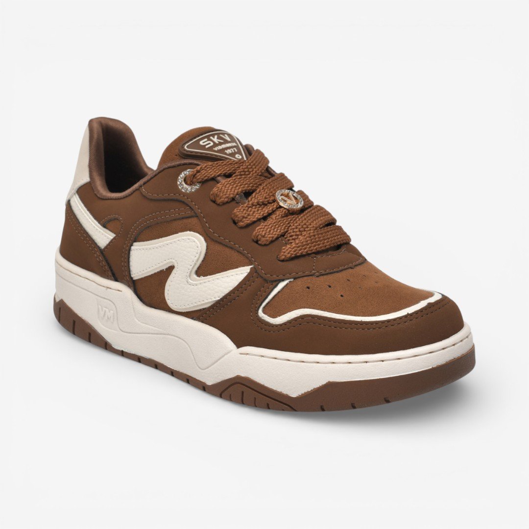 Tênis Via Marte Casual Marrom Marrom 4