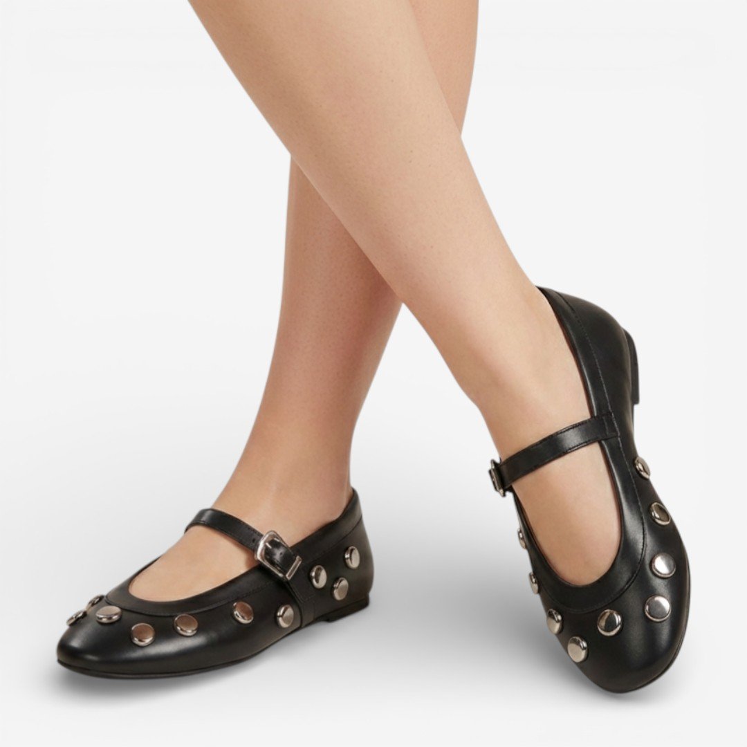 Sapatilha Vizzano Mary Jane com Rebites Preta Preto 2