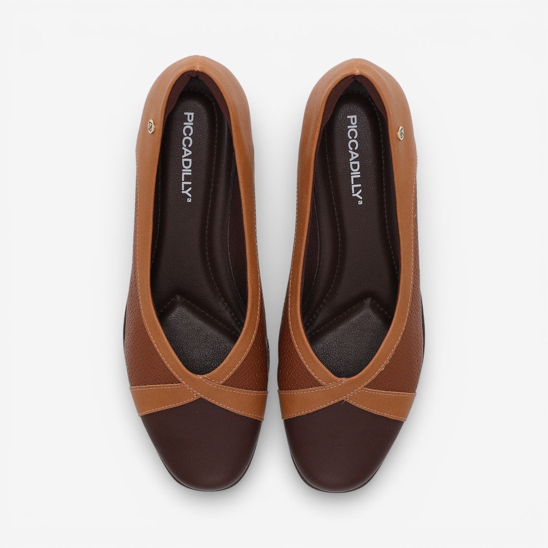 Sapato Piccadilly Anabela Marrom Marrom 6