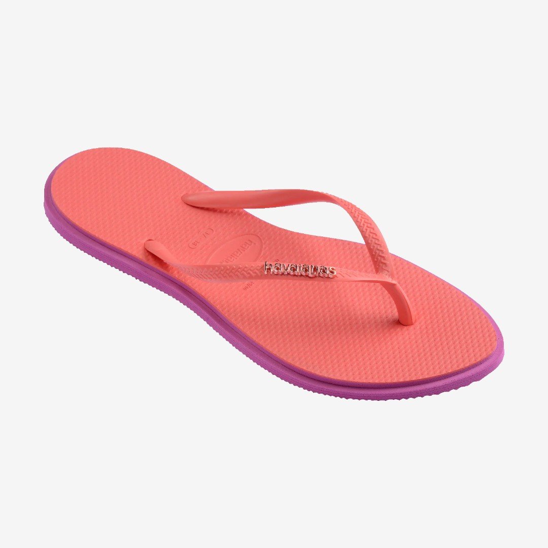 Chinelo Havaianas Slim Point Coral Coral 3