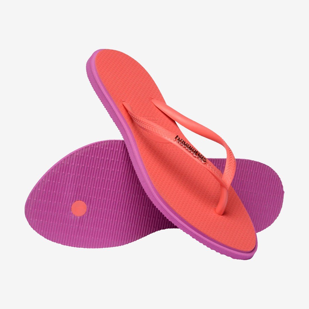 Chinelo Havaianas Slim Point Coral Coral 5