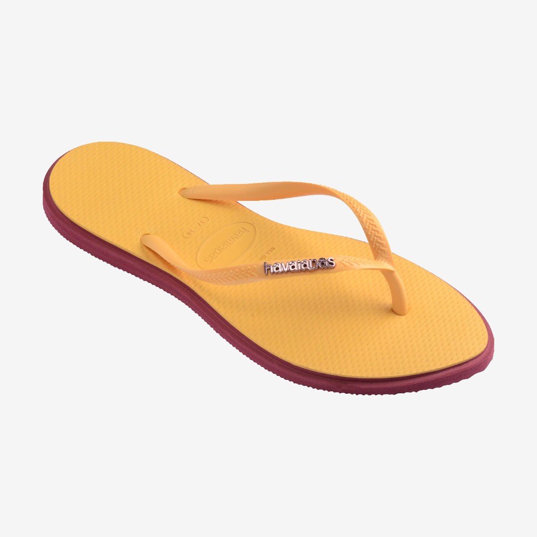 Chinelo Havaianas Slim Point Amarelo Amarelo 3