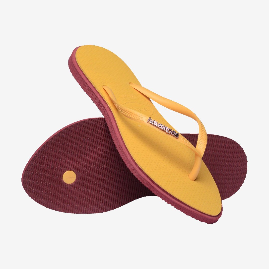 Chinelo Havaianas Slim Point Amarelo Amarelo 5