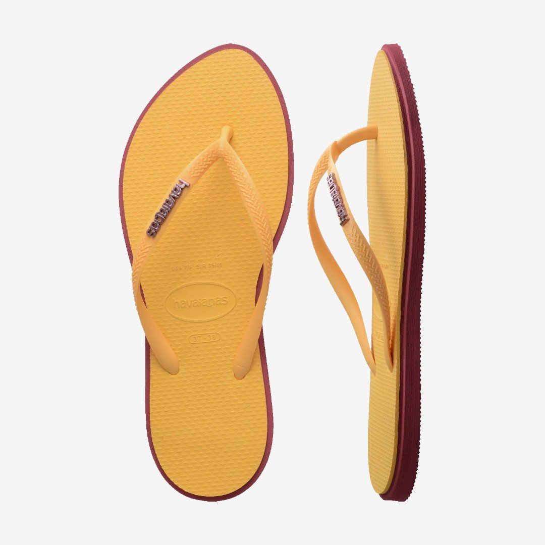Chinelo Havaianas Slim Point Amarelo Amarelo 6