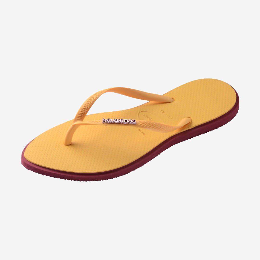 Chinelo Havaianas Slim Point Amarelo Amarelo 7