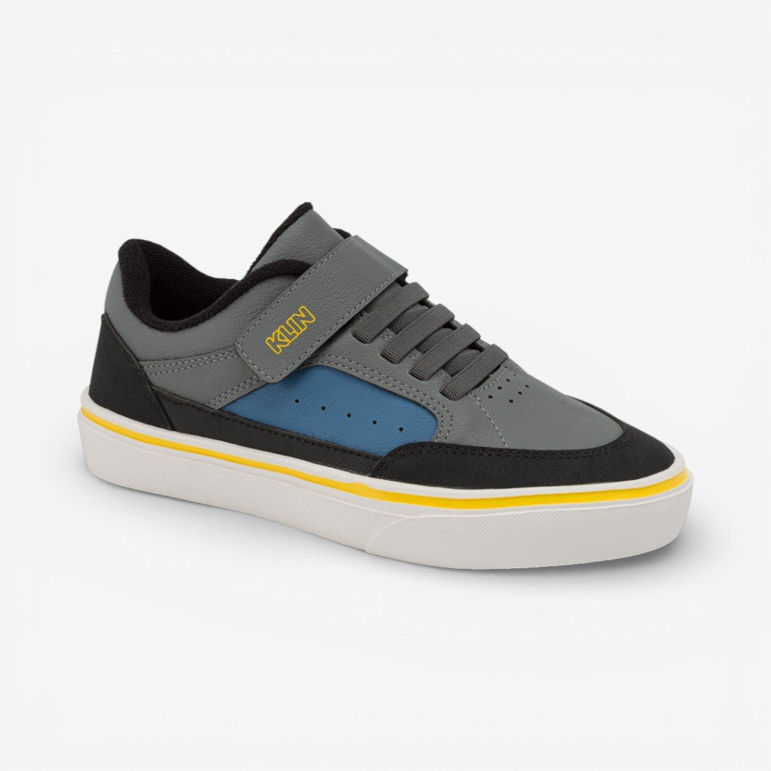 Tênis Klin Freestyle Infantil Grafite Cinza 2