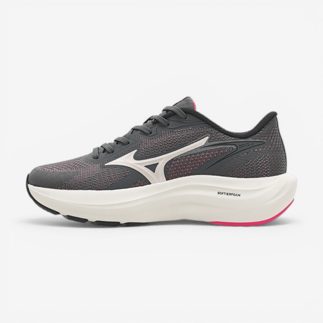 Tênis De Corrida Mizuno Virtue 2 Feminino Chumbo