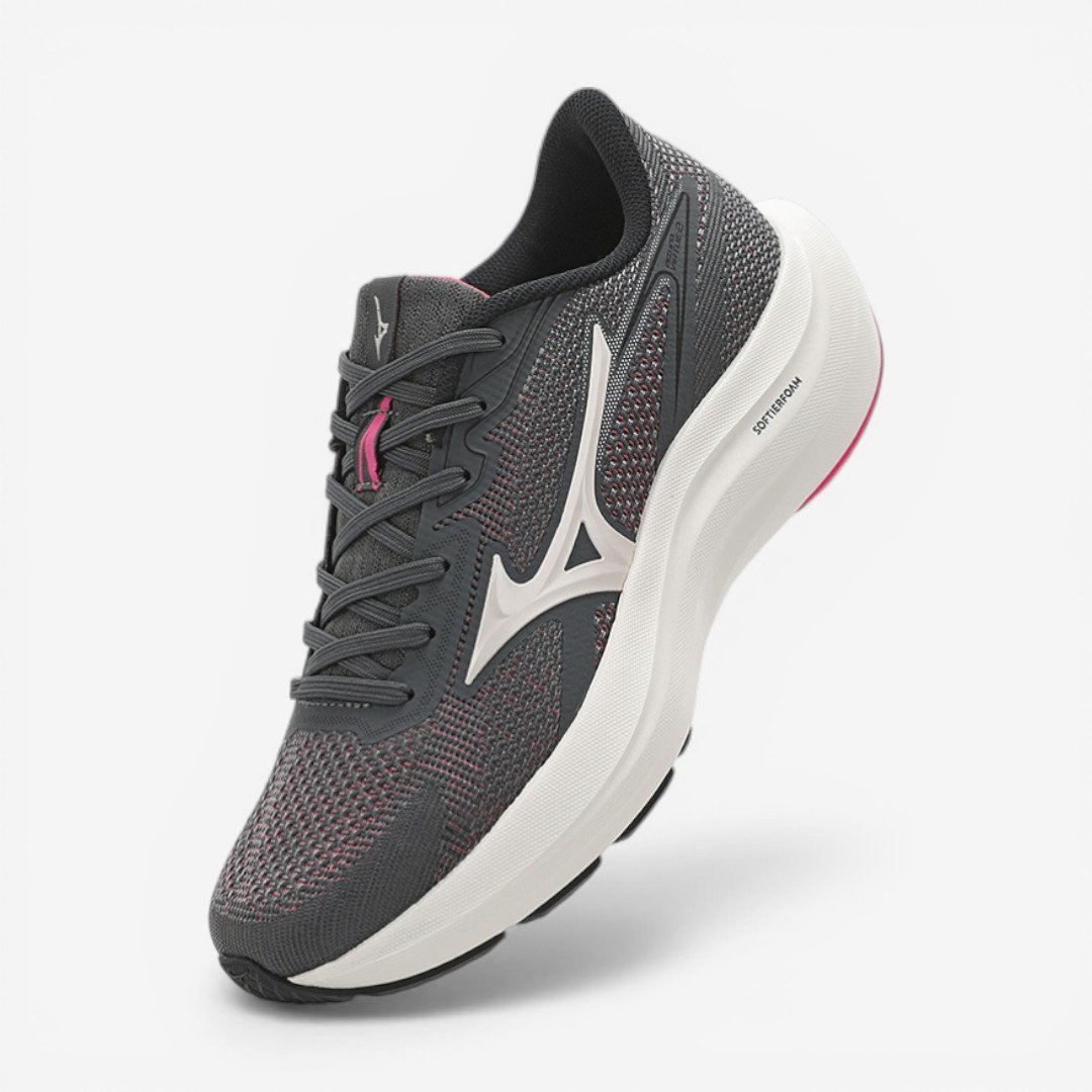 Tênis De Corrida Mizuno Virtue 2 Feminino Chumbo Cinza 2