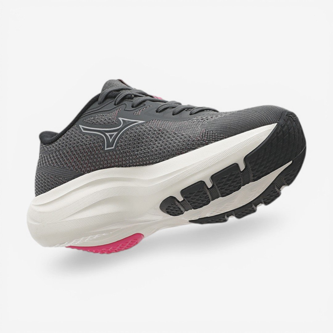 Tênis De Corrida Mizuno Virtue 2 Feminino Chumbo Cinza 7