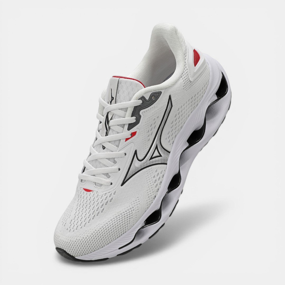 Tênis Mizuno Wave Legend 5 Masculino Branco Branco 2
