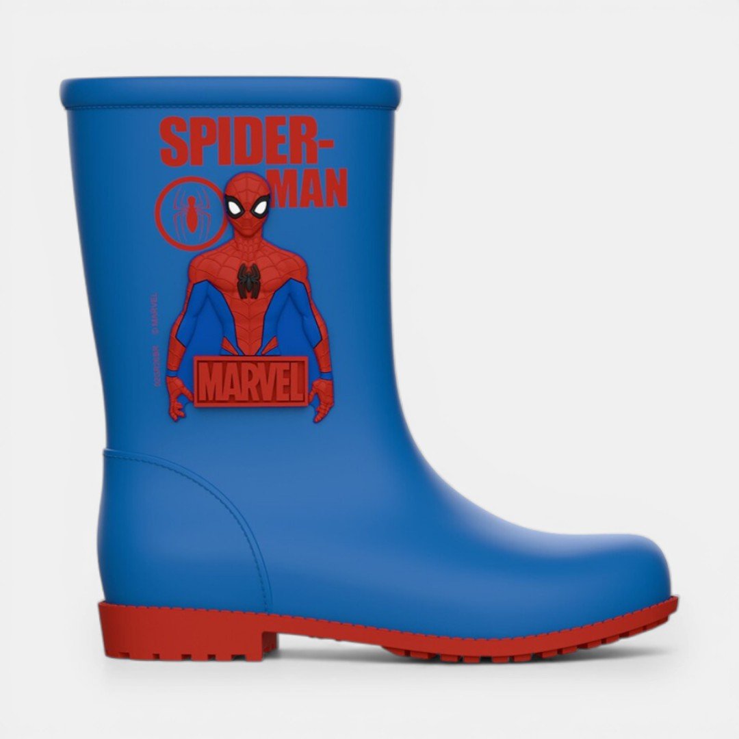Galocha Marvel Agile Infantil Homem Aranha Azul