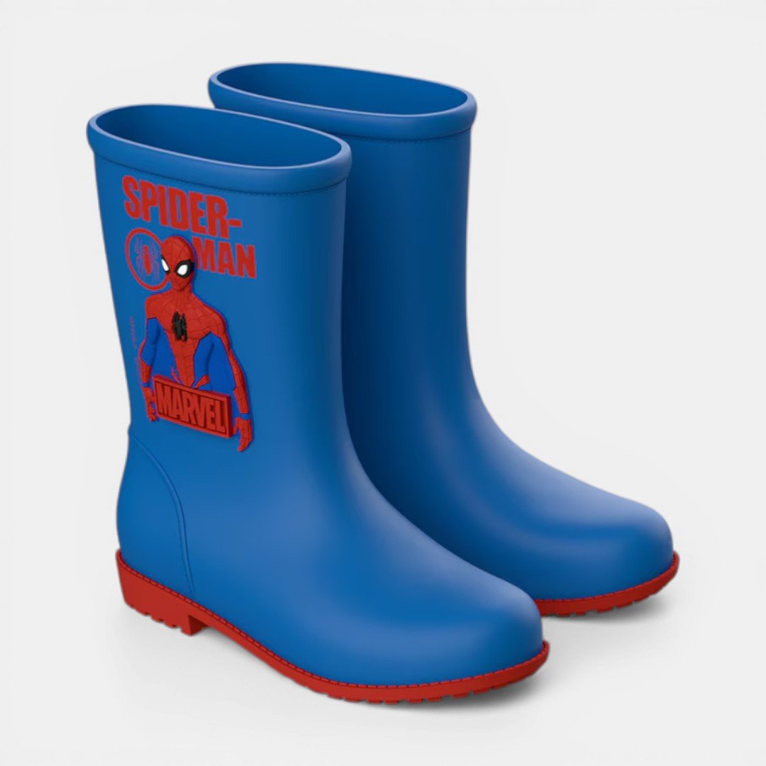 Galocha Marvel Agile Infantil Homem Aranha Azul Azul 2