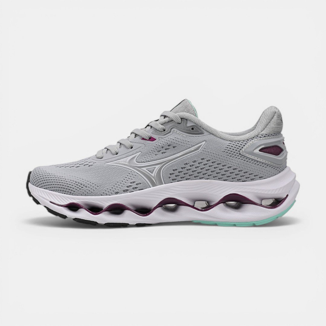 Tênis Mizuno Wave Legend 5 Feminino Cinza