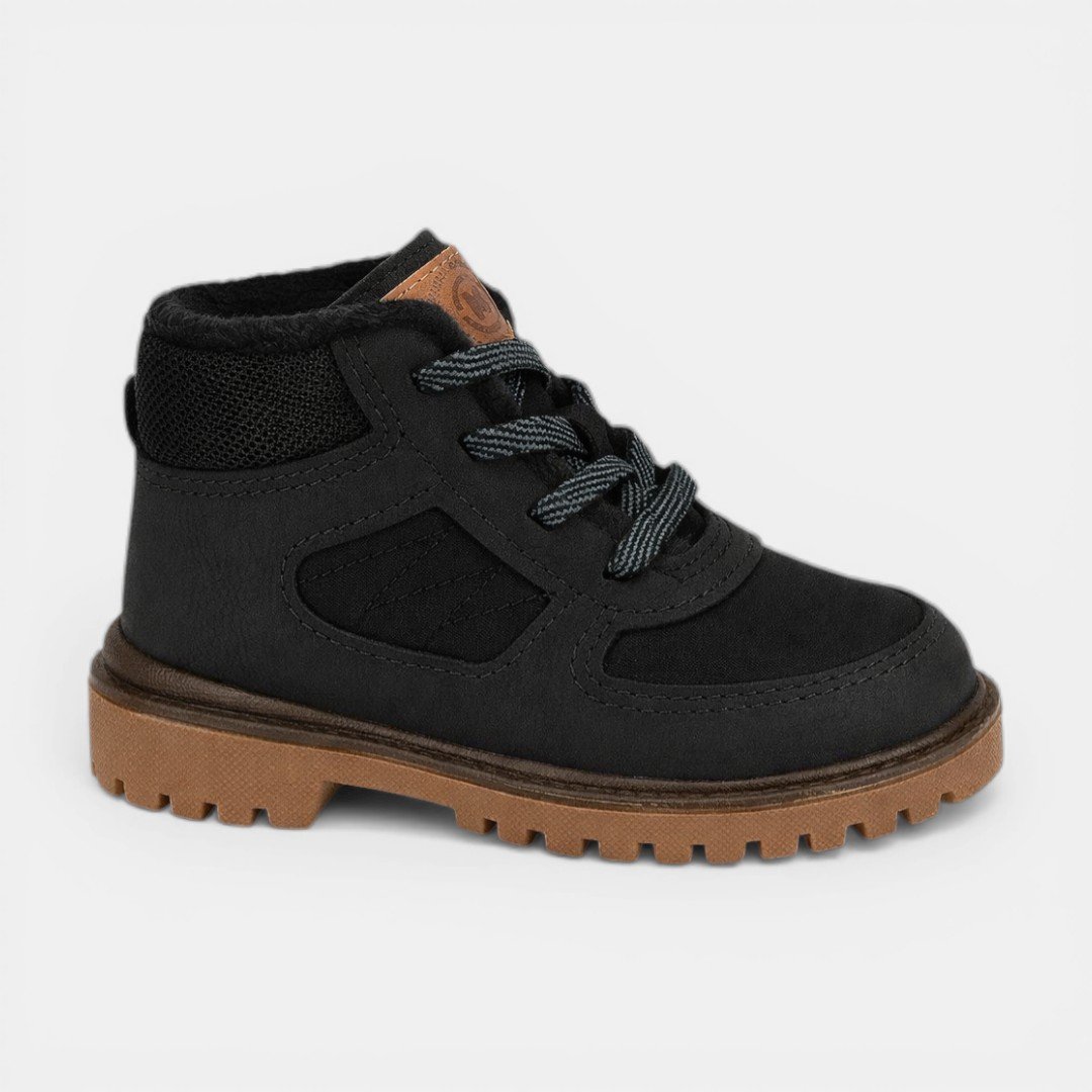 Bota Molekinho Masculina Infantil Preta