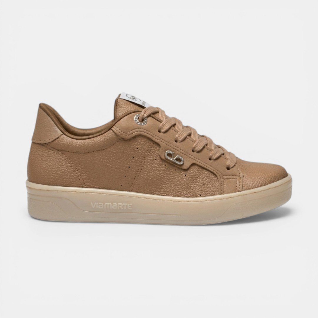 Tênis Via Marte Casual Caramelo