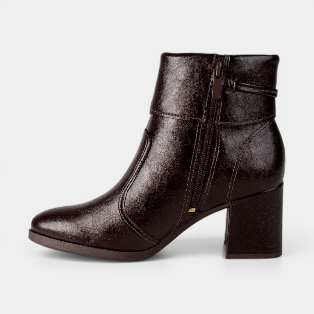 Bota Dakota Cano Curto Marrom Café 4