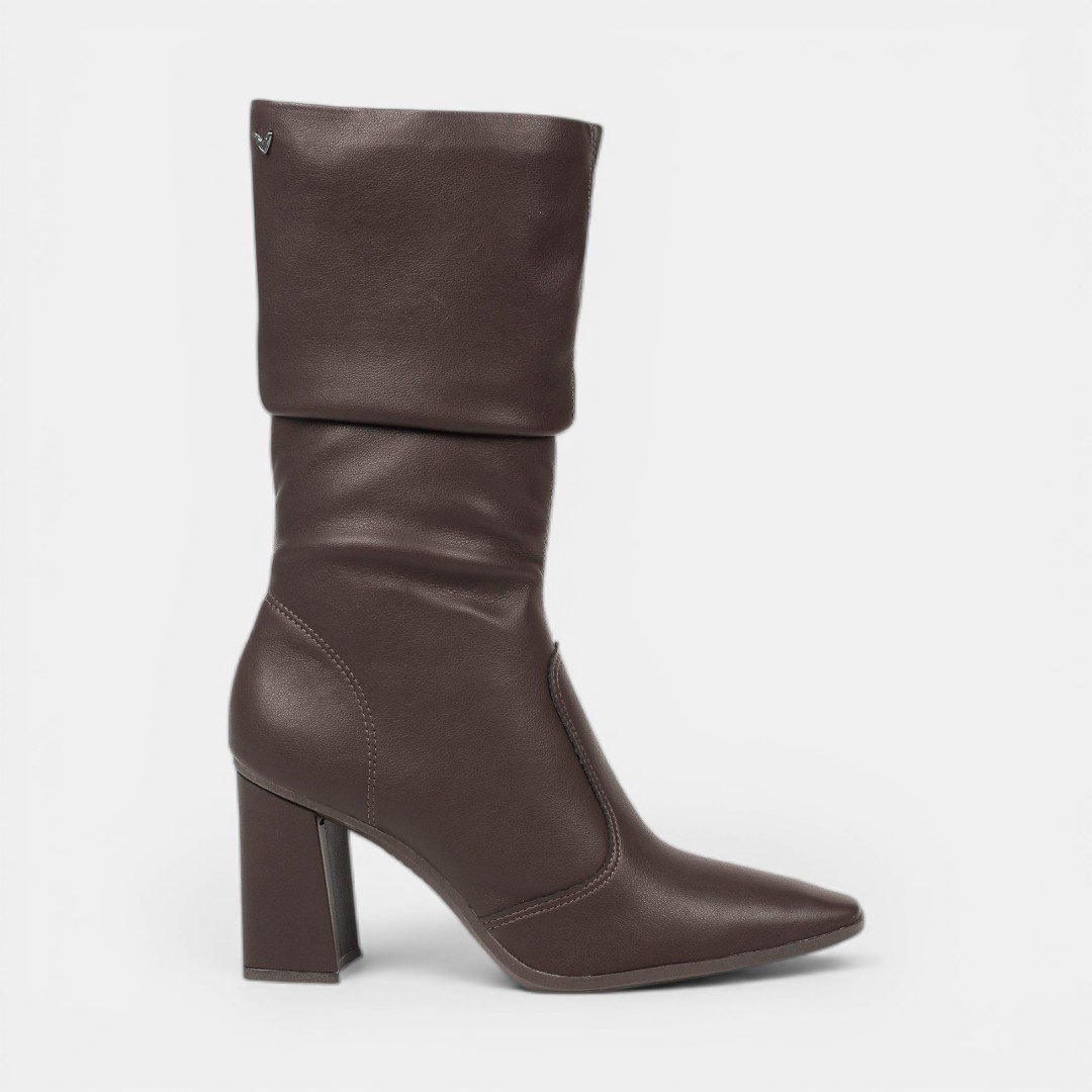 Bota Mississipi Cano Médio Slouchy Marrom