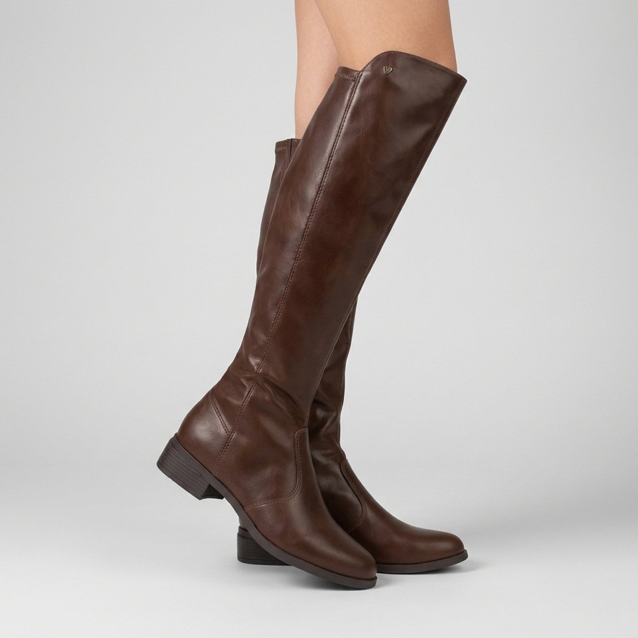 Bota Mississipi Cano Longo Montaria Marrom Marrom 2