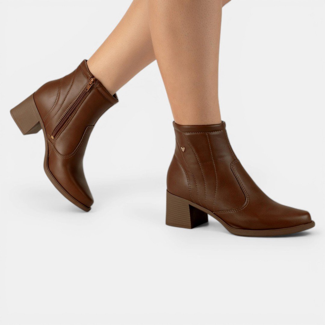 Bota Mississipi Cano Curto Marrom Marrom 3