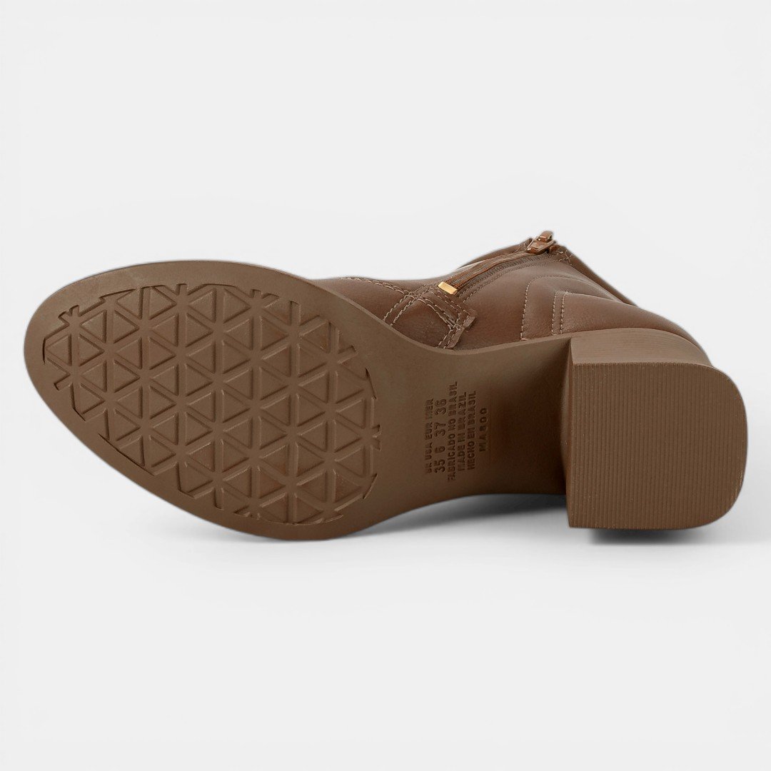 Bota Mississipi Cano Curto Marrom Marrom 5
