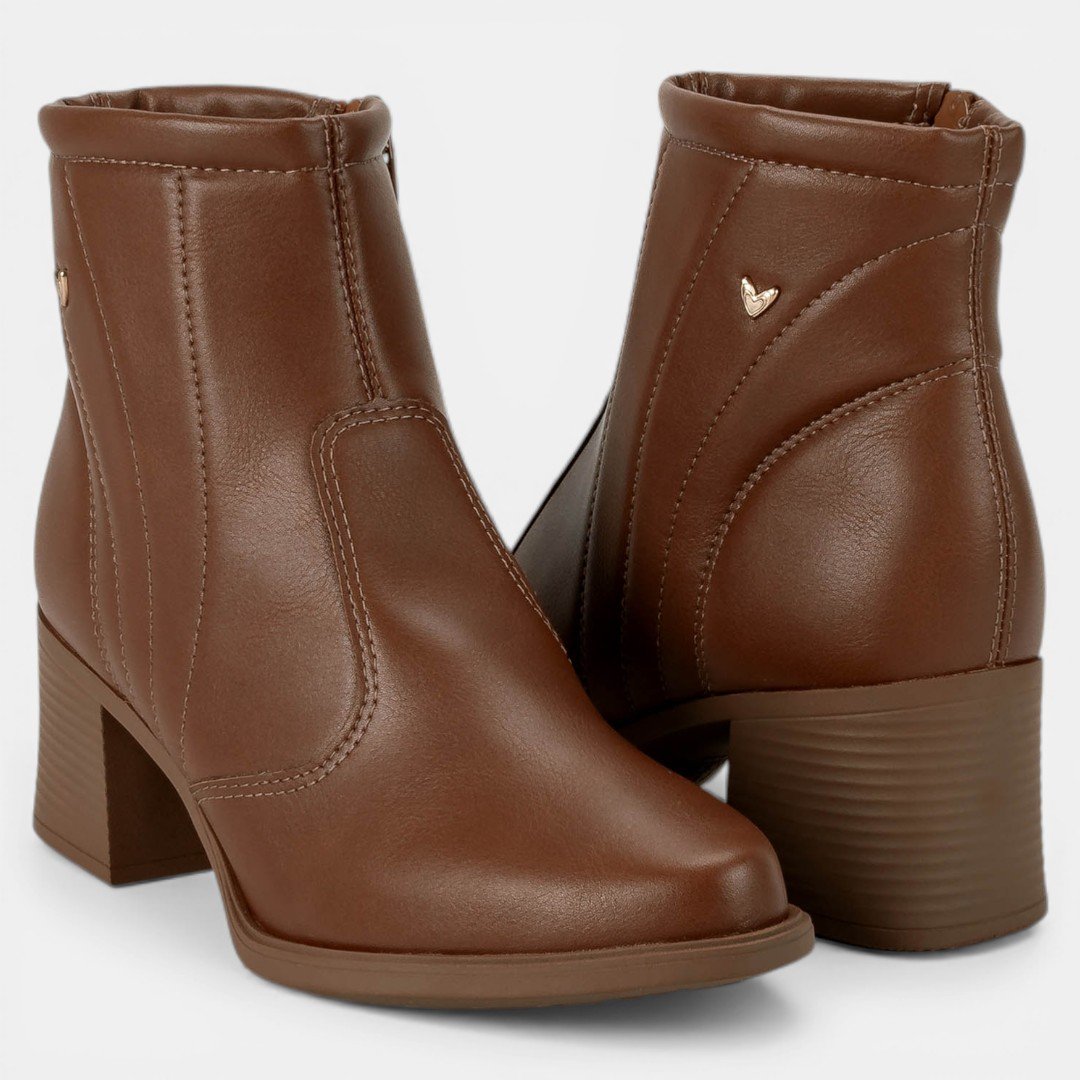 Bota Mississipi Cano Curto Marrom Marrom 7