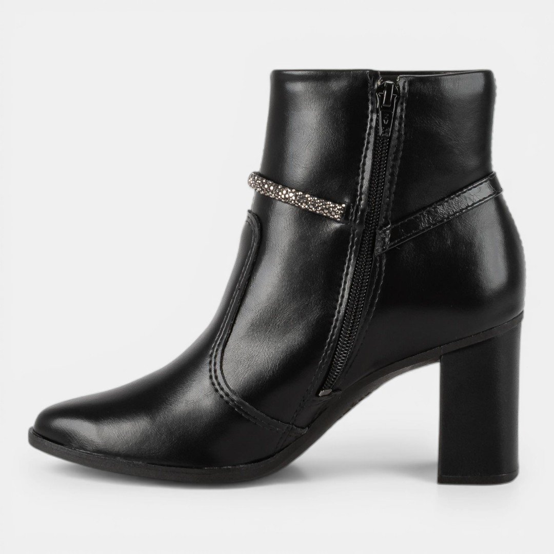 Bota Mississipi Cano Curto Preta Preto 4
