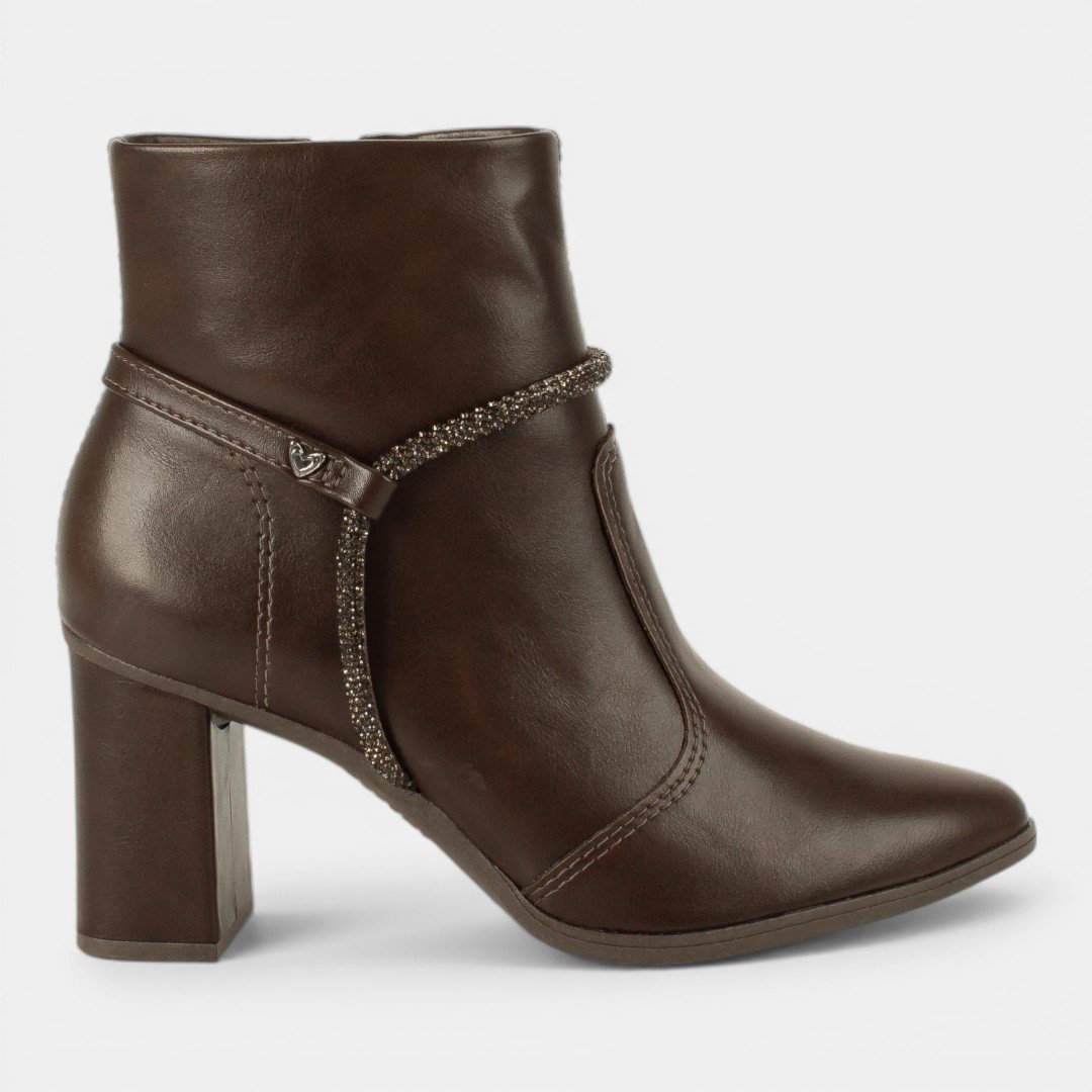 Bota Mississipi Cano Curto Café
