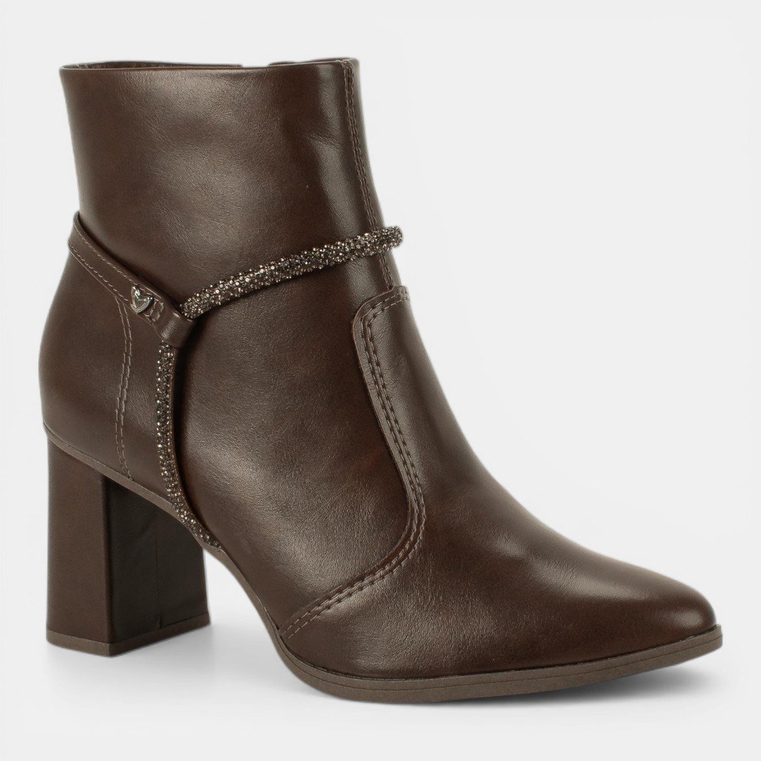 Bota Mississipi Cano Curto Café Marrom 2