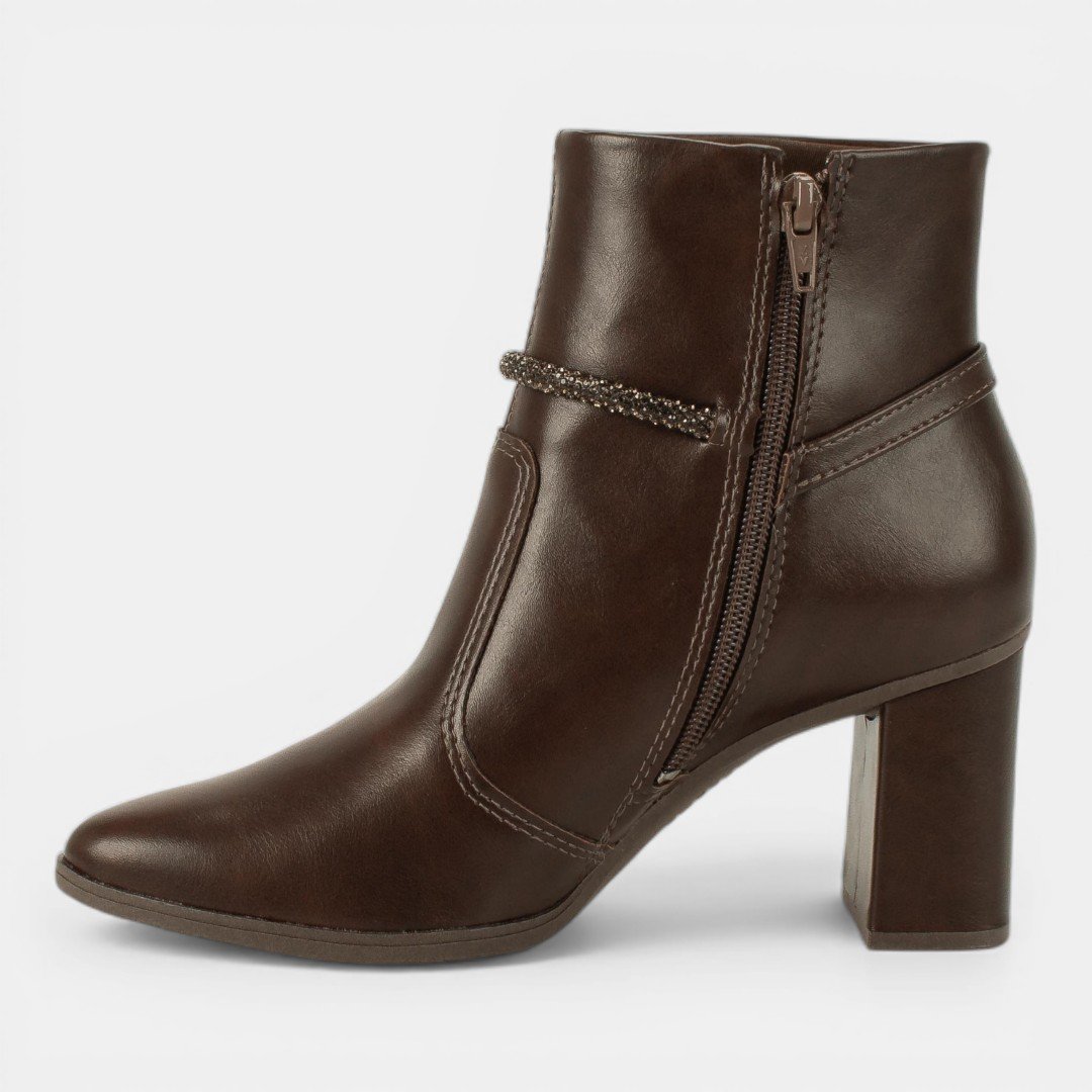Bota Mississipi Cano Curto Café Marrom 4