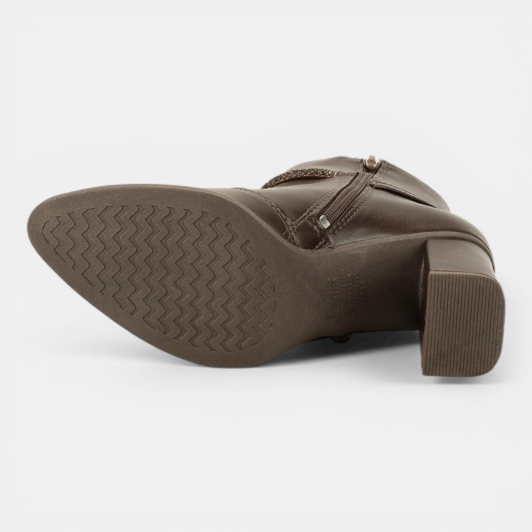 Bota Mississipi Cano Curto Café Marrom 5